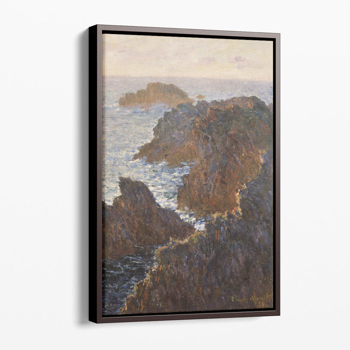 Rocks at Belle-Isle, Port-Domois, 1886 - Canvas Print Wall Art