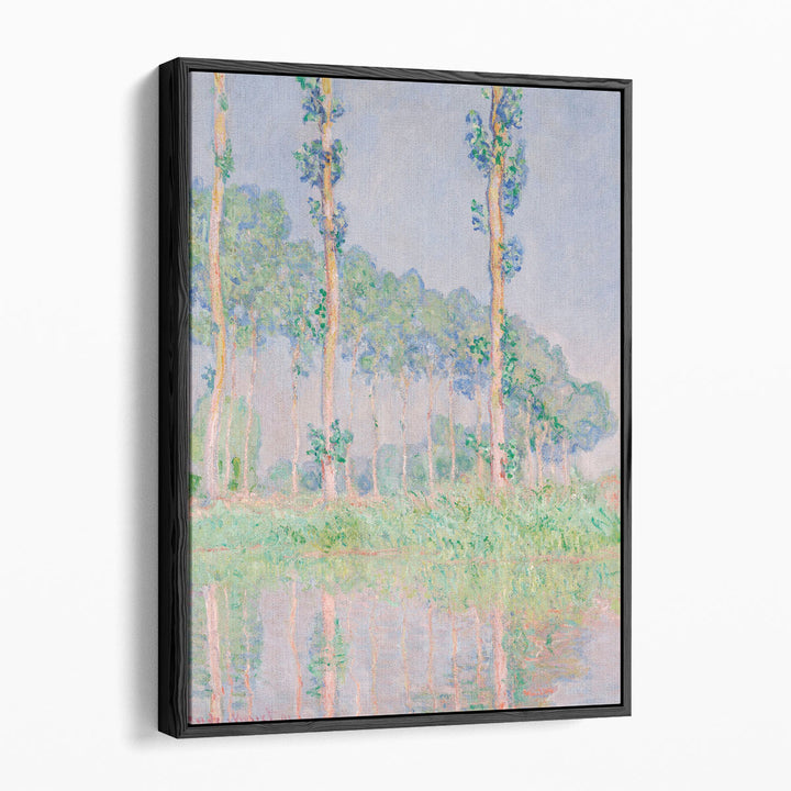 Poplars, Pink Effect, 1891 - Canvas Print Wall Art