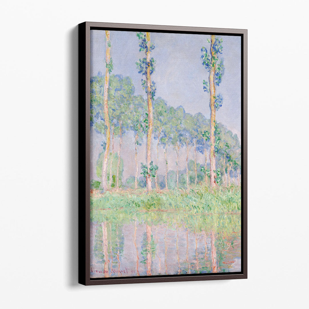 Poplars, Pink Effect, 1891 - Canvas Print Wall Art