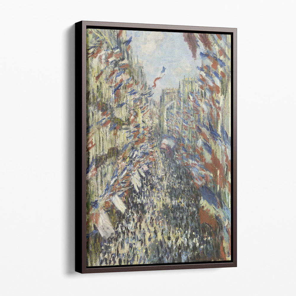 The Rue Montorgueil in Paris, 1878 - Canvas Print Wall Art