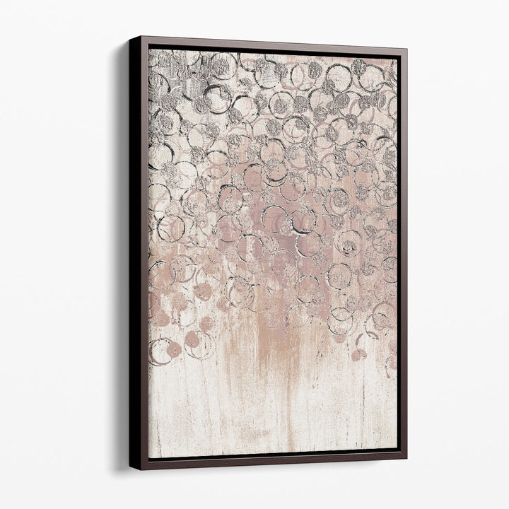 Blush Drops 1 - Canvas Print Wall Art