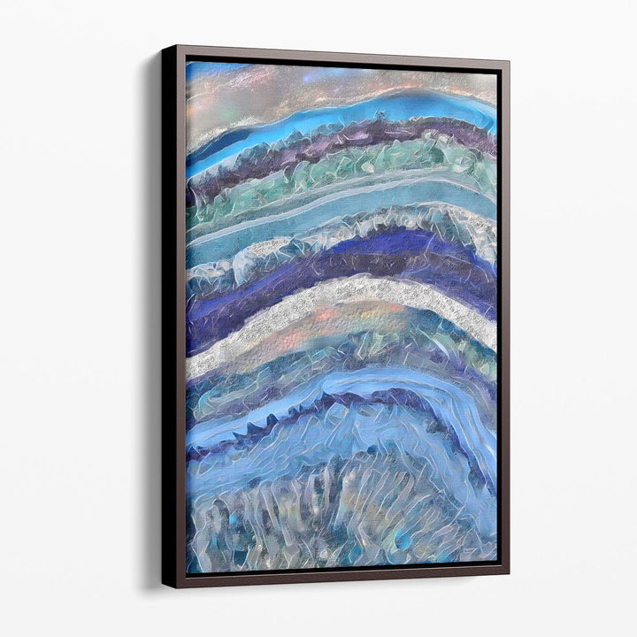 Artic Geode - Canvas Print Wall Art