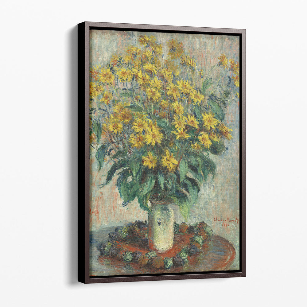 Jerusalem Artichoke Flowers, 1880 - Canvas Print Wall Art