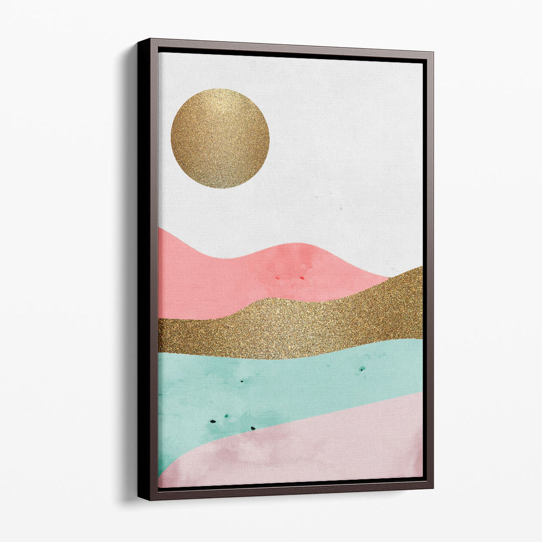 Glitter Landscape 1 - Canvas Print Wall Art