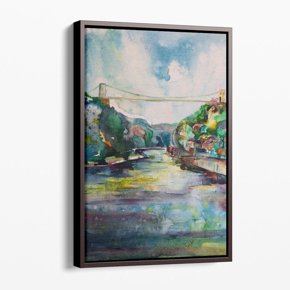 Suspension Bridge - Canvas Print Wall Art