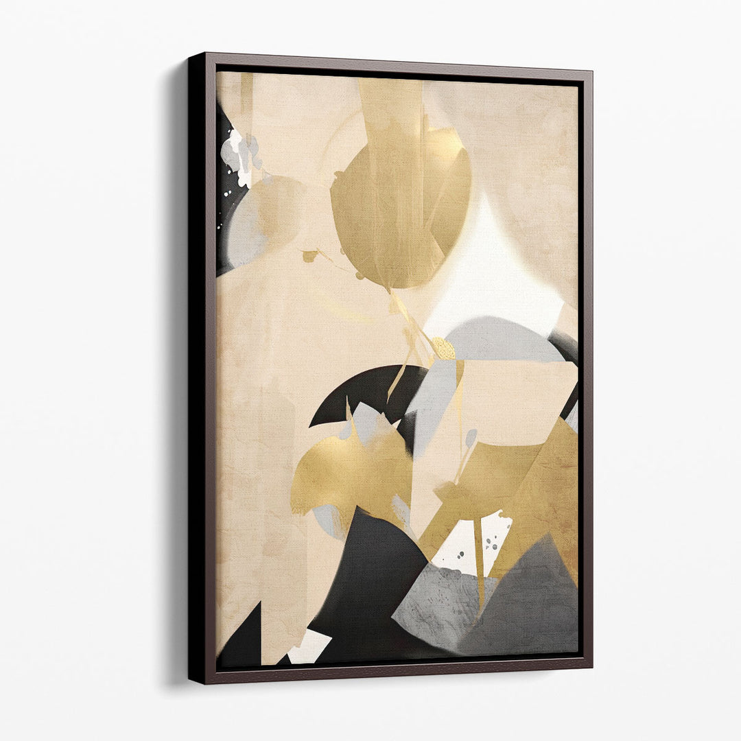 Neutral Gold 1 - Canvas Print Wall Art