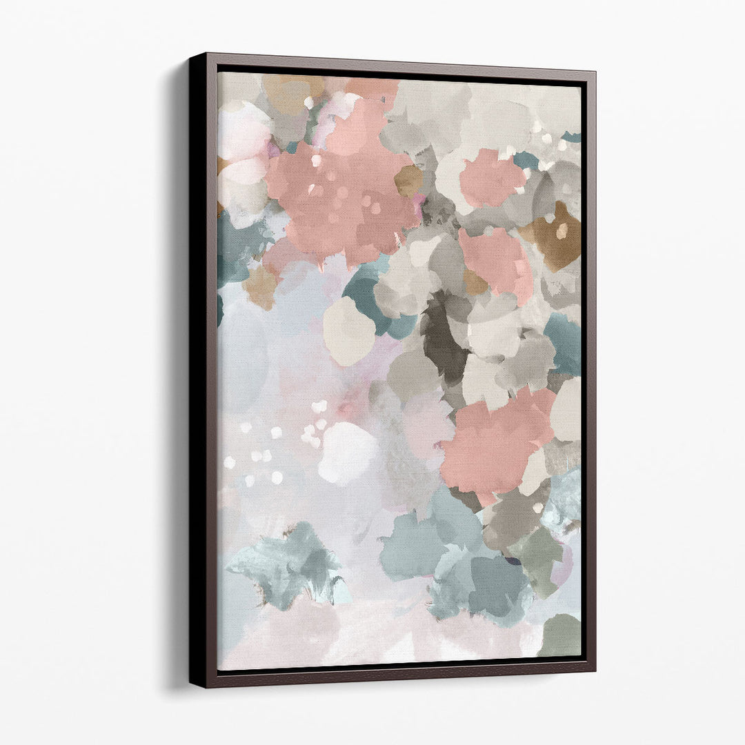 Falling Leaves Abstract - Canvas Print Wall Art