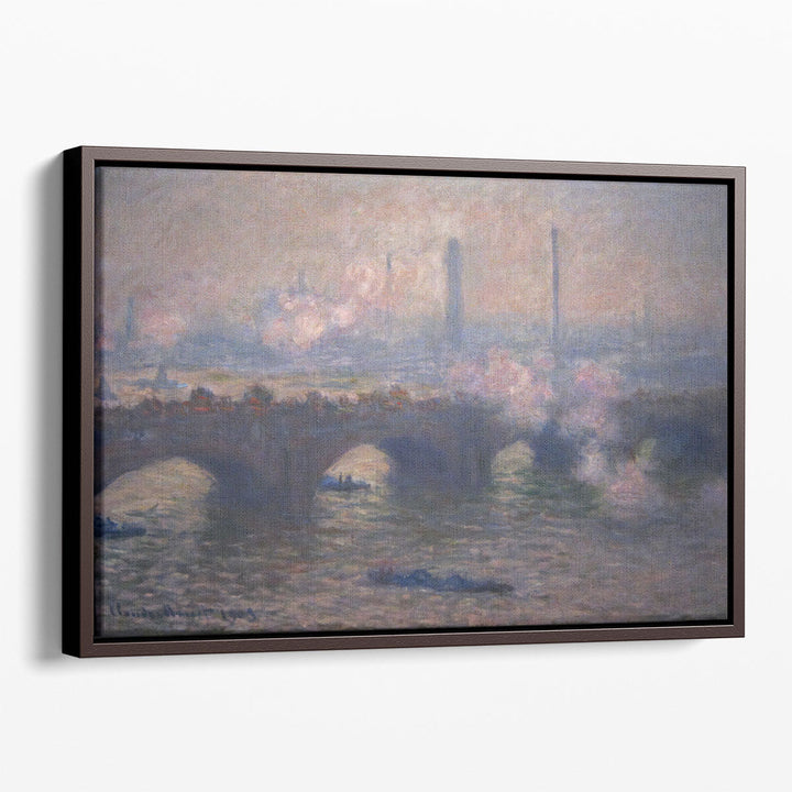 Waterloo Bridge, Gray Day, 1903 - Canvas Print Wall Art