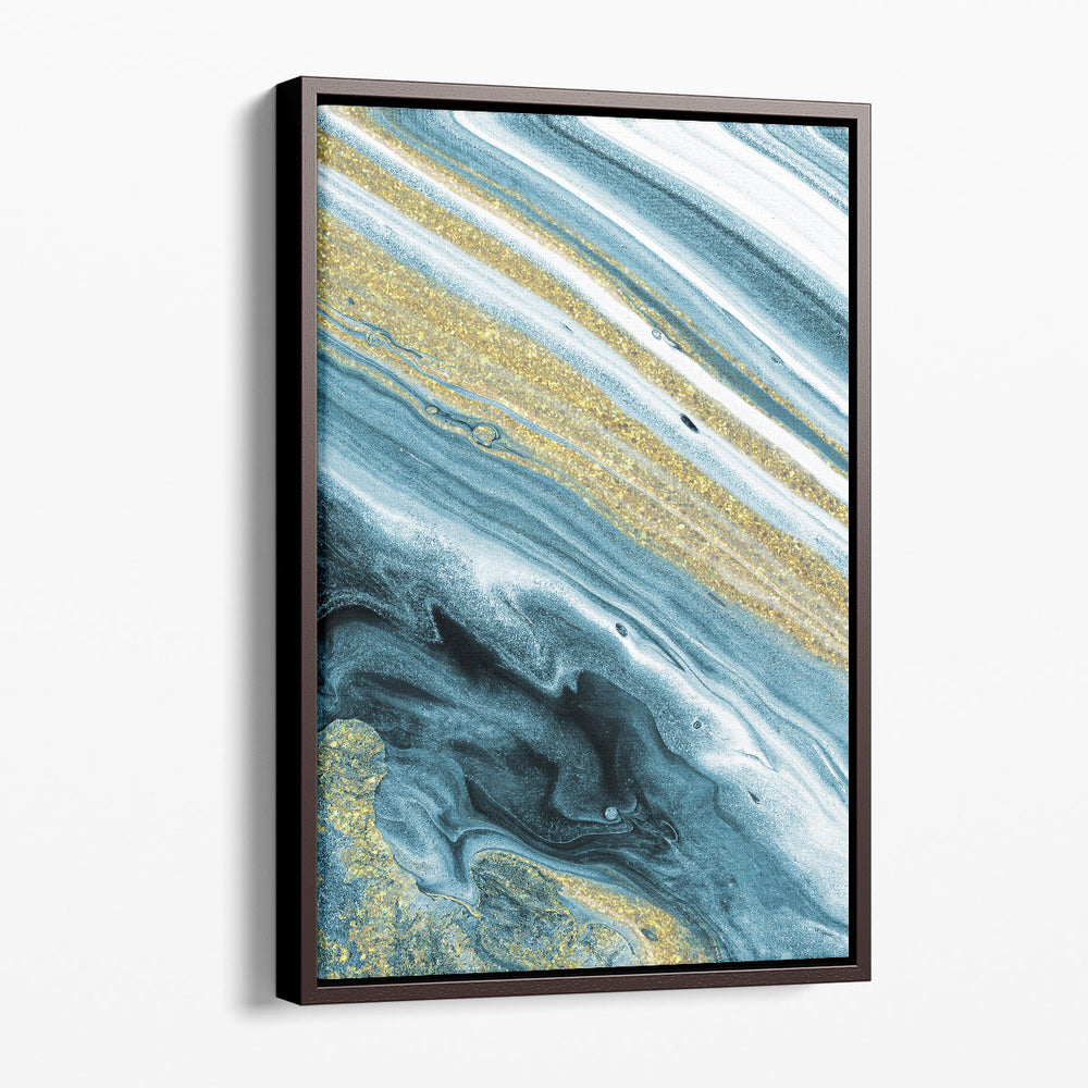 Atmospheric Golden Conclusions 1 - Canvas Print Wall Art