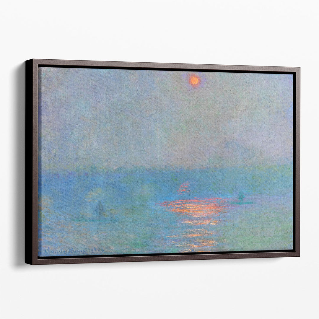 Waterloo Bridge, The Sun in the Fog, 1903 - Canvas Print Wall Art