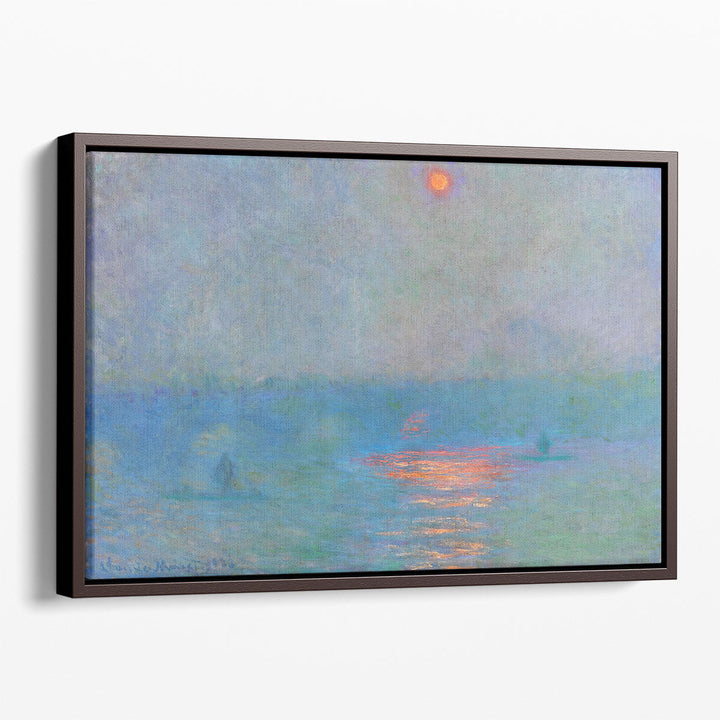 Waterloo Bridge, The Sun in the Fog, 1903 - Canvas Print Wall Art