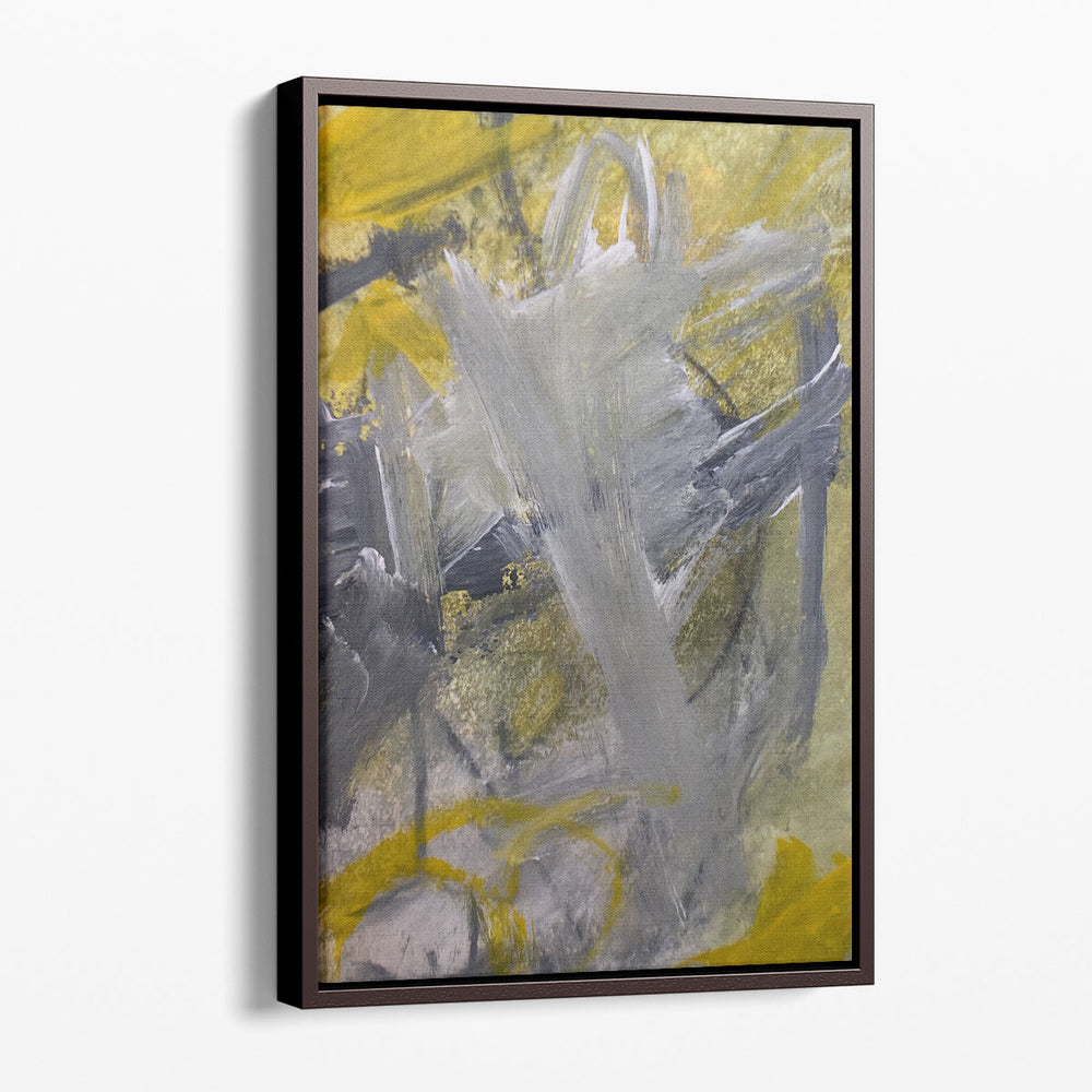 Lit Strokes 1 - Canvas Print Wall Art