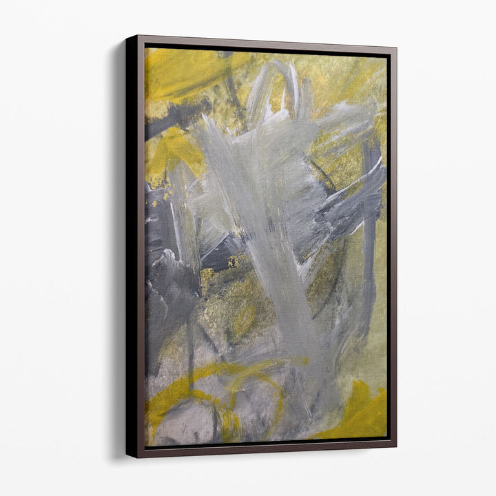 Lit Strokes 1 - Canvas Print Wall Art