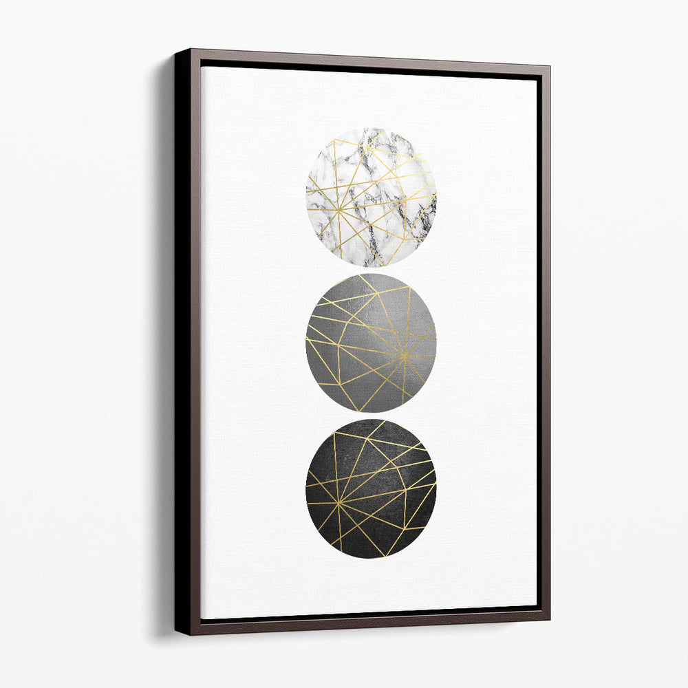 3 Circles - Canvas Print Wall Art