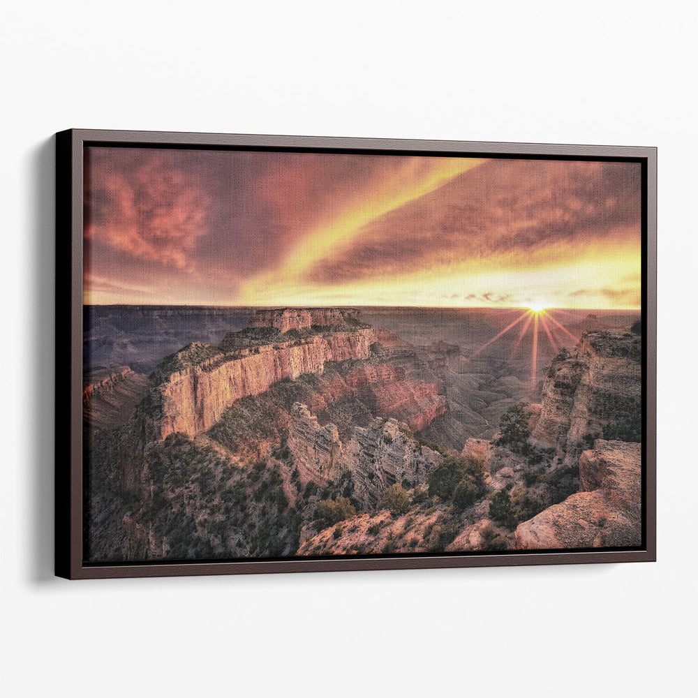 Canyon Sunset IV - Canvas Print Wall Art