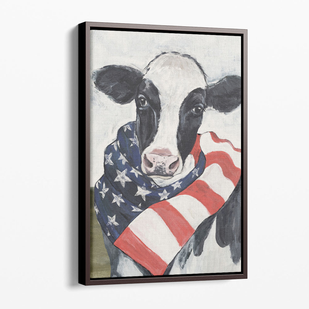 American Cow I - Canvas Print Wall Art