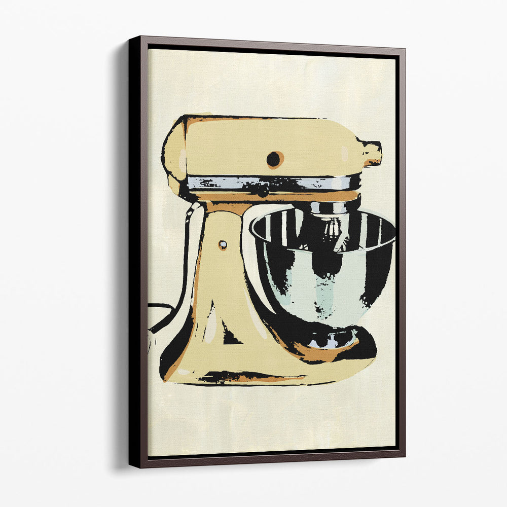 Retro Kitchen Appliance IV - Canvas Print Wall Art