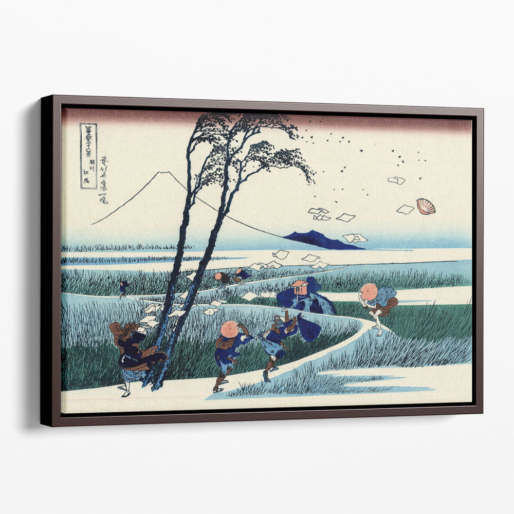 Ejiri In The Suruga Province, 1830 - Canvas Print Wall Art