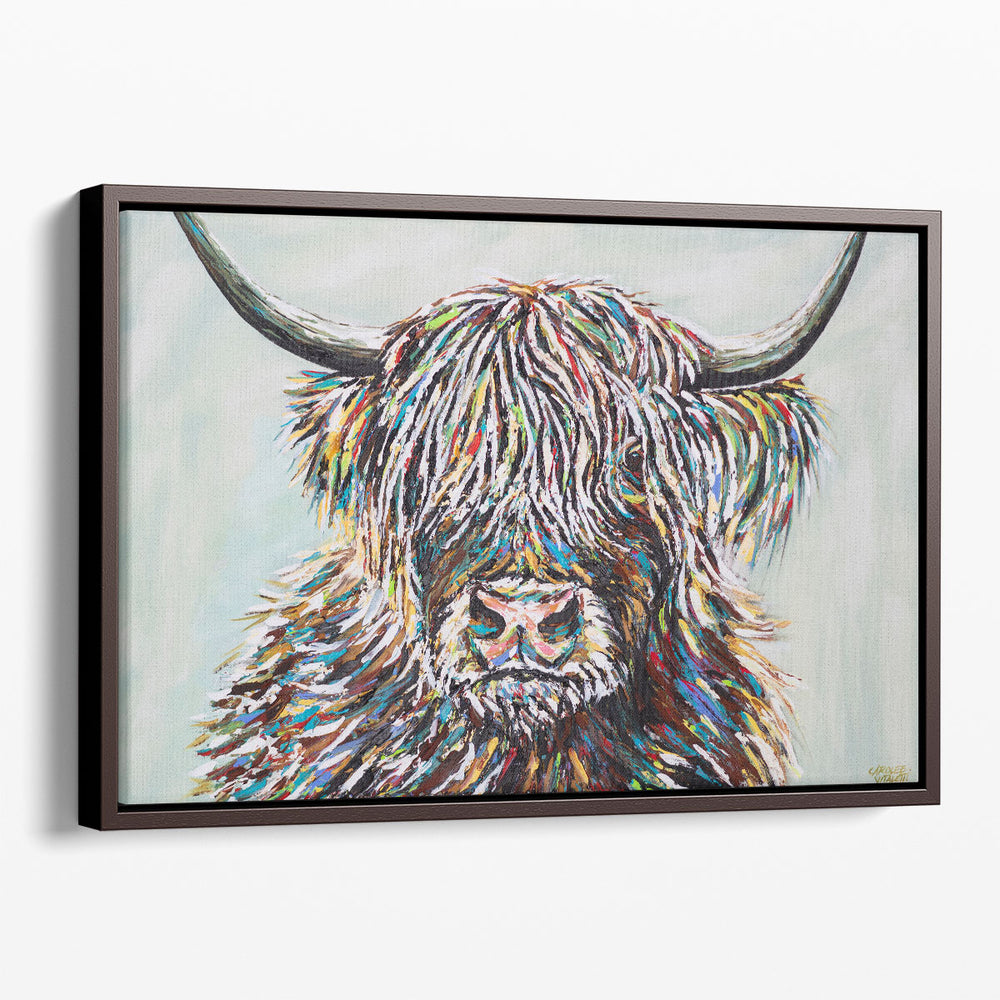 Woolly Highland II - Canvas Print Wall Art