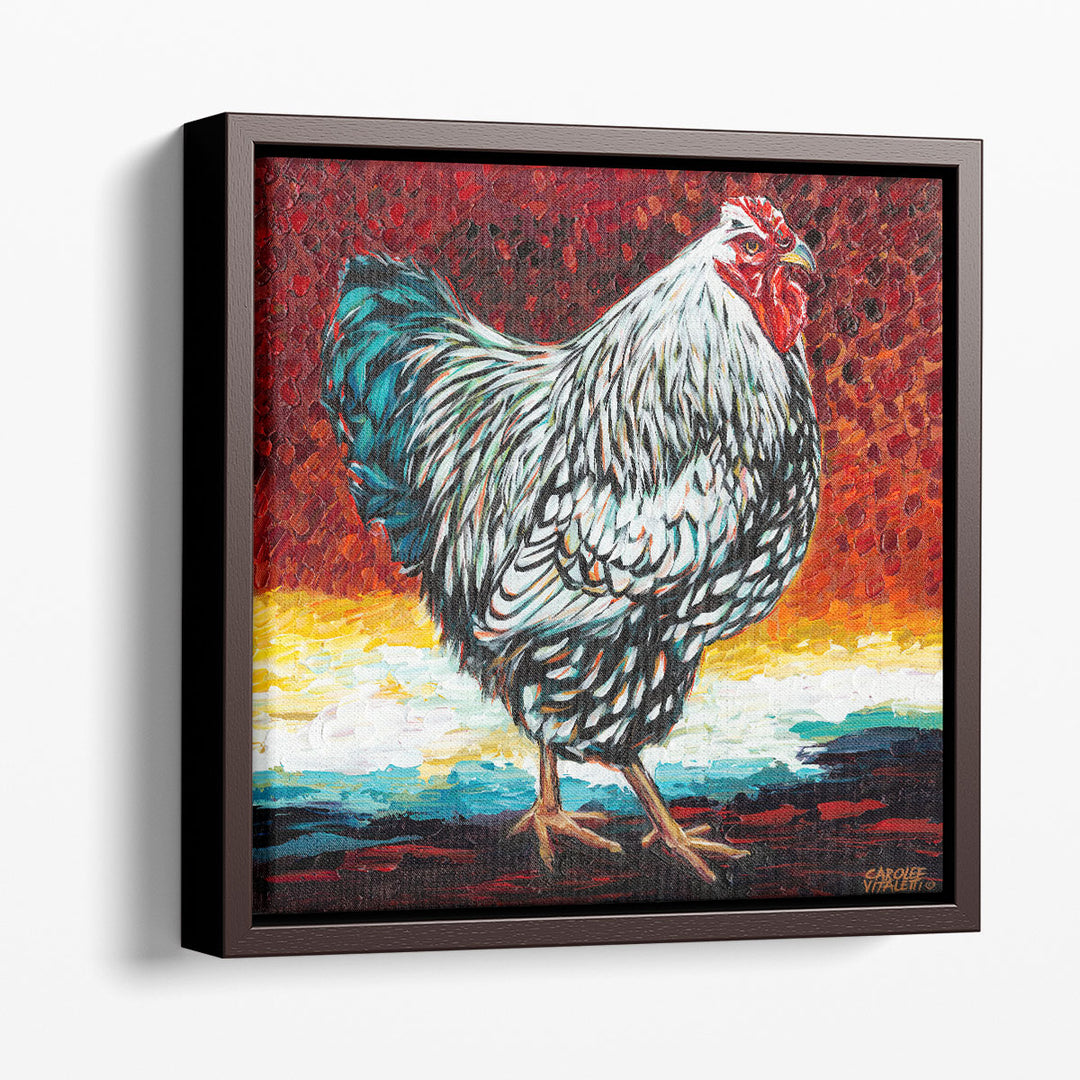 Fancy Chicken I - Canvas Print Wall Art