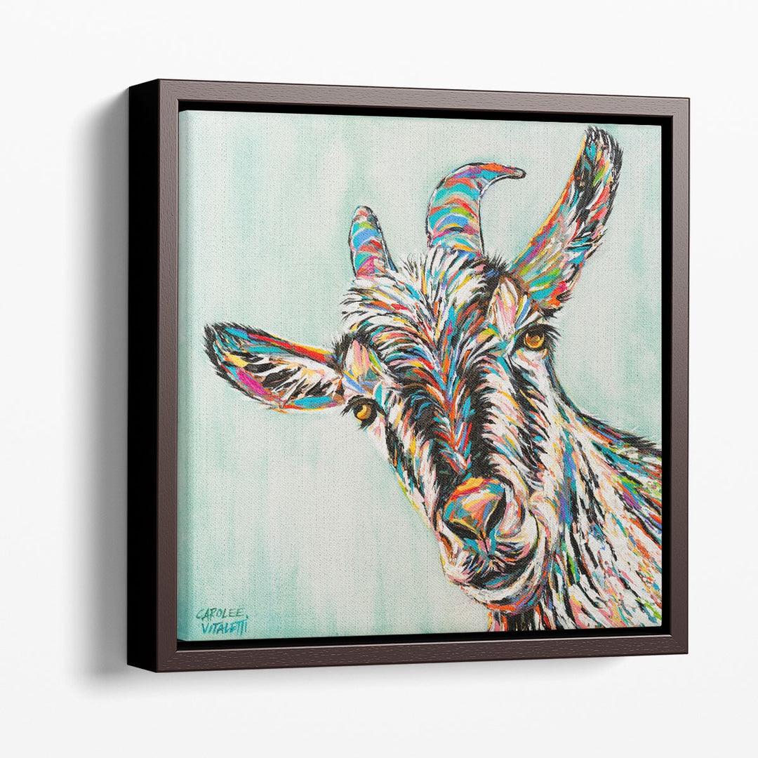 Funny Goat I - Canvas Print Wall Art