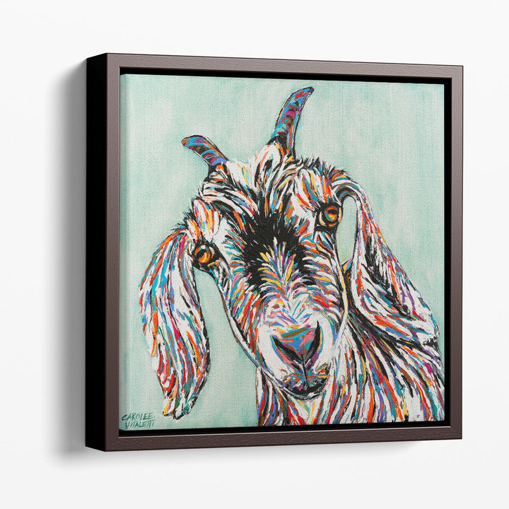 Funny Goat II - Canvas Print Wall Art