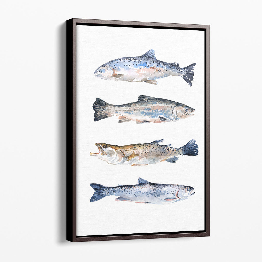 Stacked Trout II - Canvas Print Wall Art