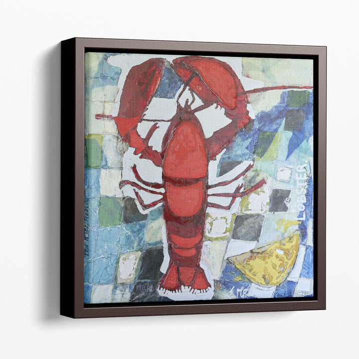 Brilliant Maine Lobster IV - Canvas Print Wall Art