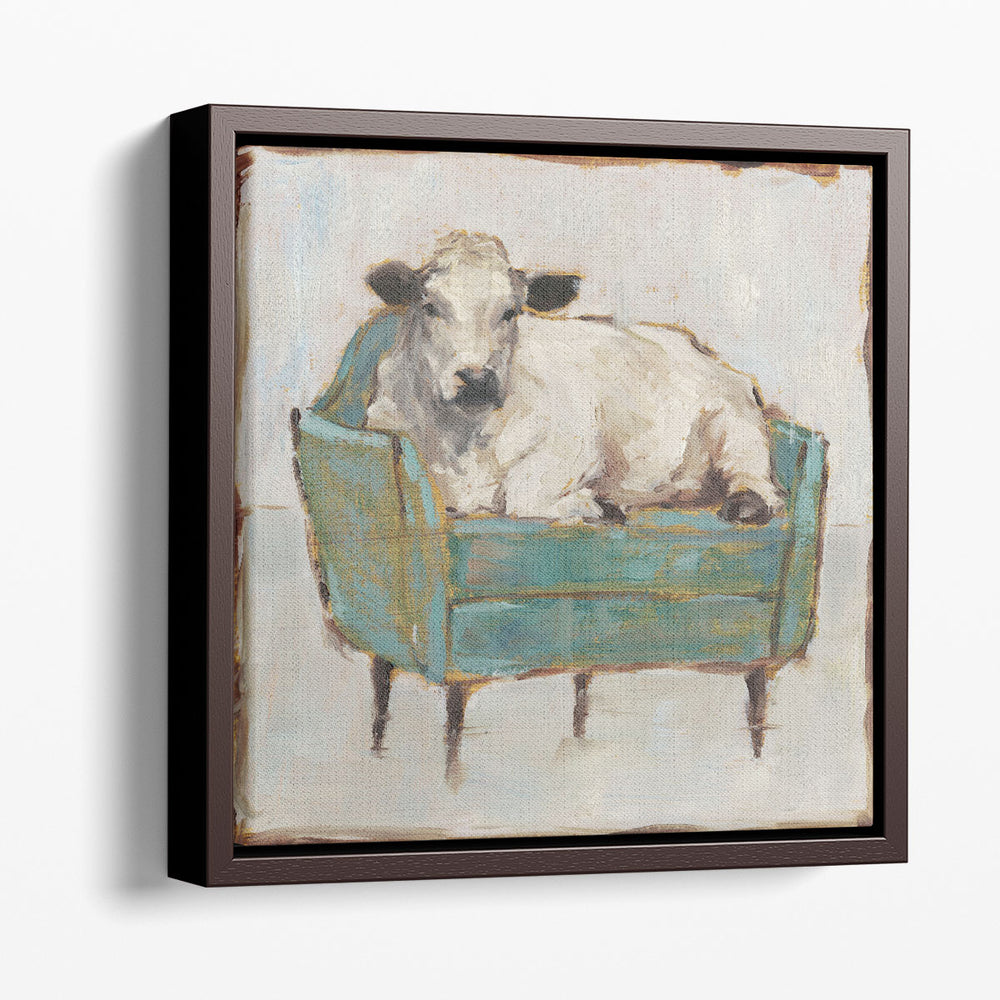 Moo-ving In I - Canvas Print Wall Art