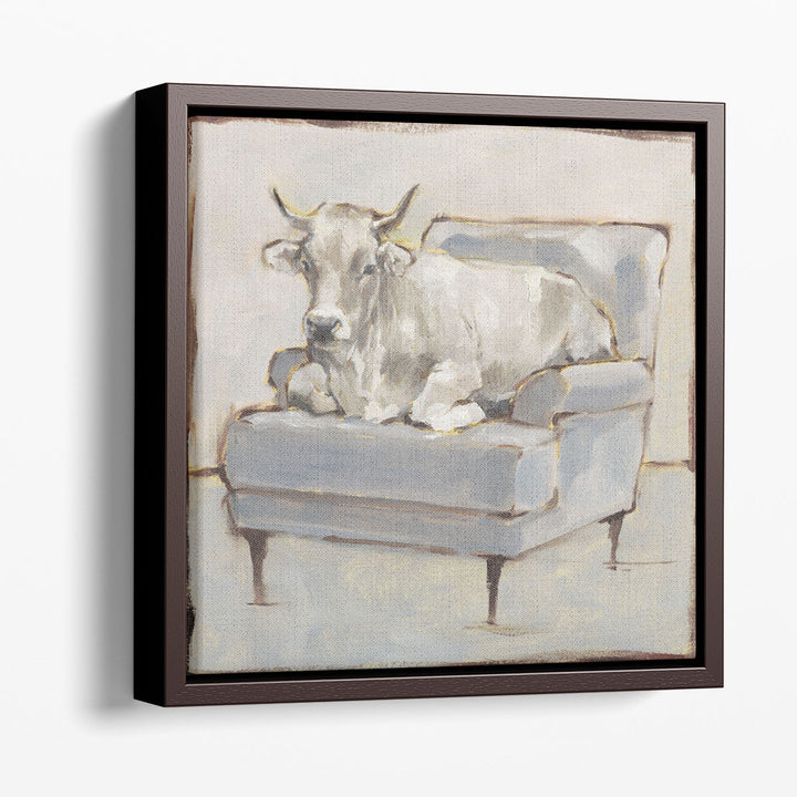 Moo-ving In III - Canvas Print Wall Art