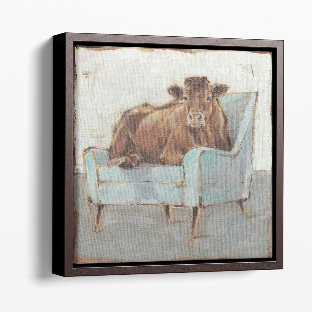 Moo-ving In IV - Canvas Print Wall Art