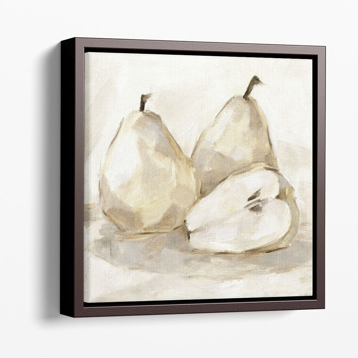 White Pear Study I - Canvas Print Wall Art