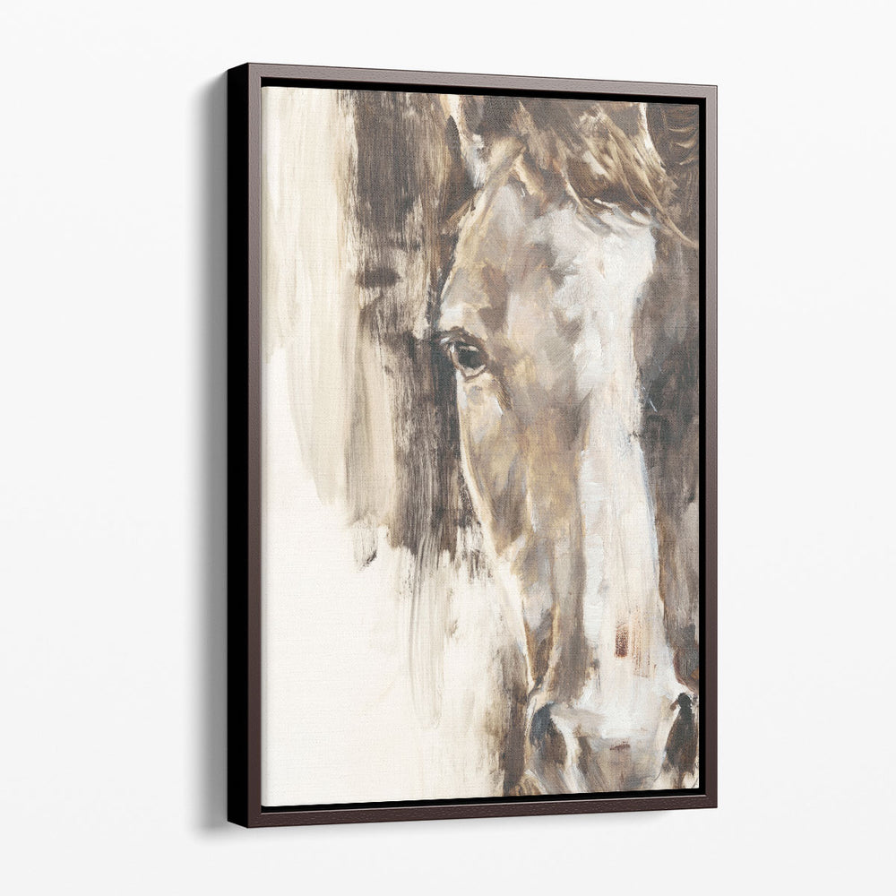 Cropped Equine Study I - Canvas Print Wall Art