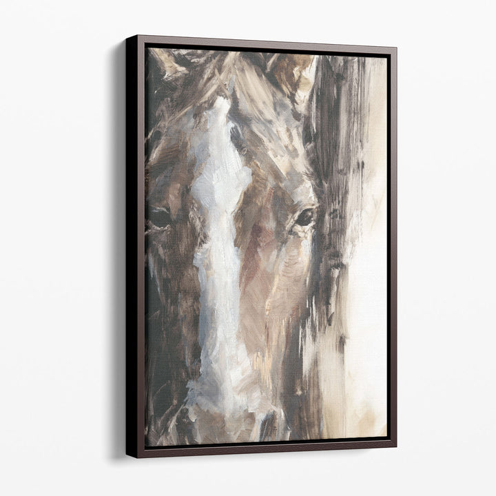 Cropped Equine Study II - Canvas Print Wall Art