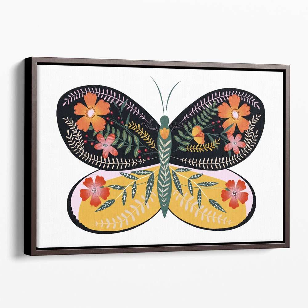 Butterfly Petals II - Canvas Print Wall Art