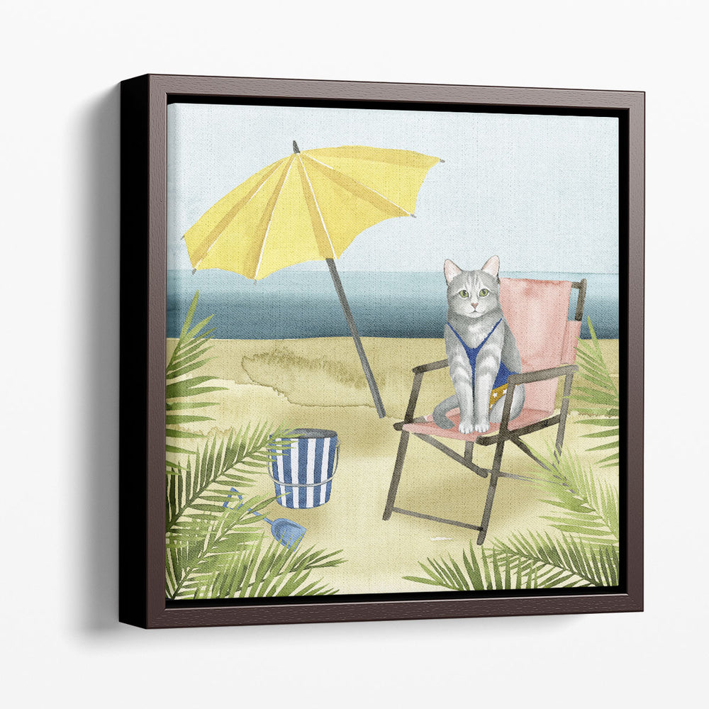 Coastal Kitties II - Canvas Print Wall Art