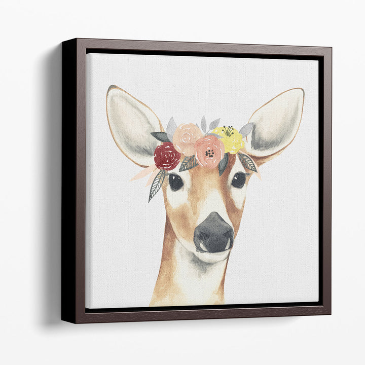 Flower Crown Forester I - Canvas Print Wall Art