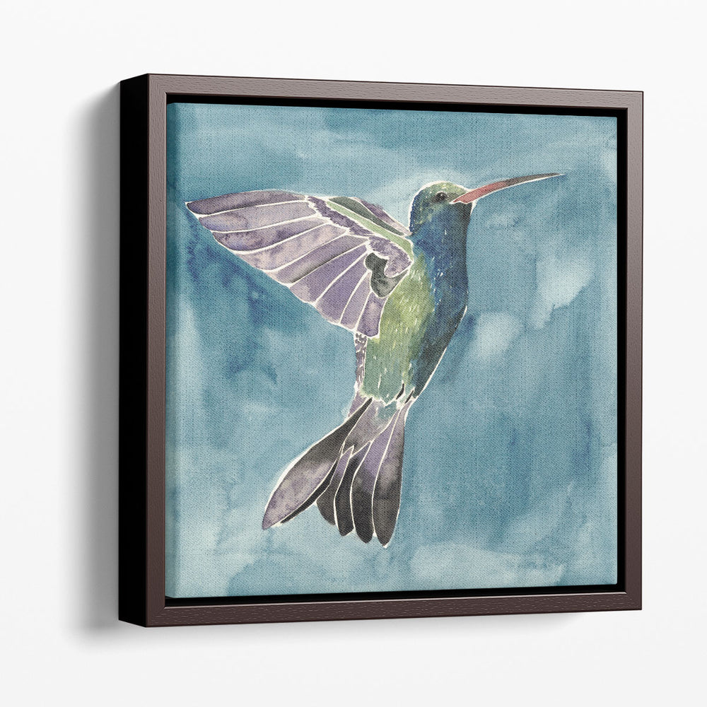 Watercolor Hummingbird I - Canvas Print Wall Art