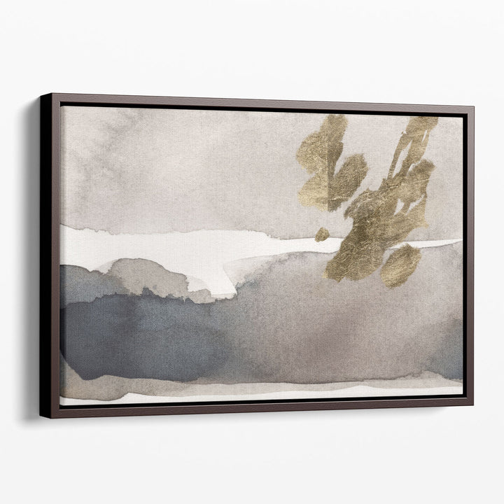 Watercolor with Gold II - Canvas Print Wall Art