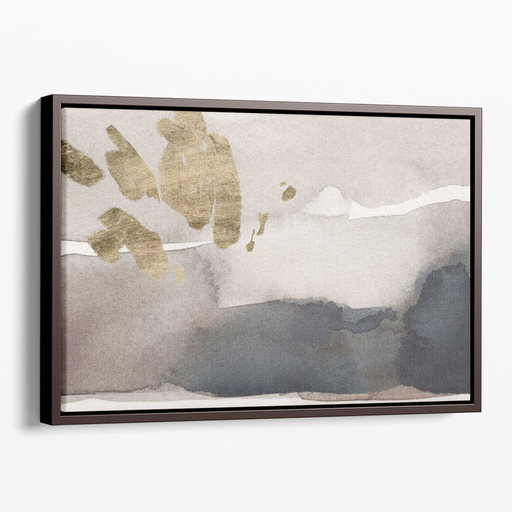 Watercolor with Gold III - Canvas Print Wall Art