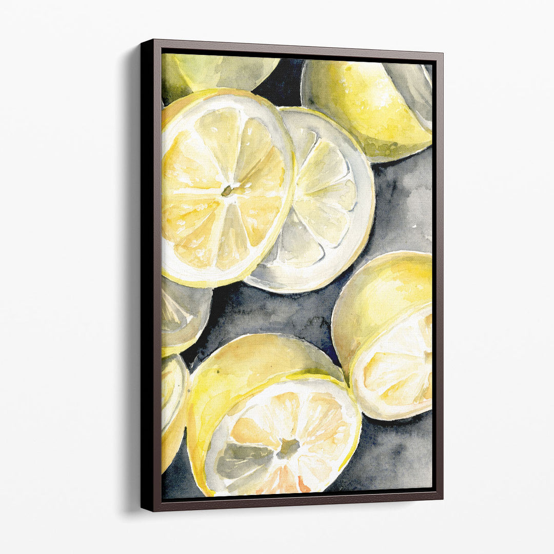 Lemon Slices II - Canvas Print Wall Art