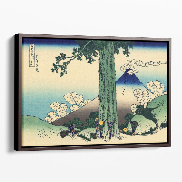 Mishima Pass in Kai Province - Canvas Print Wall Art