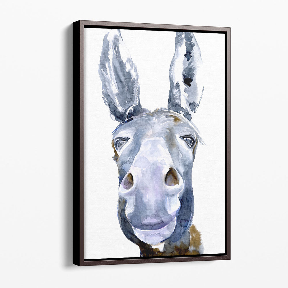 Sweet Donkey I - Canvas Print Wall Art