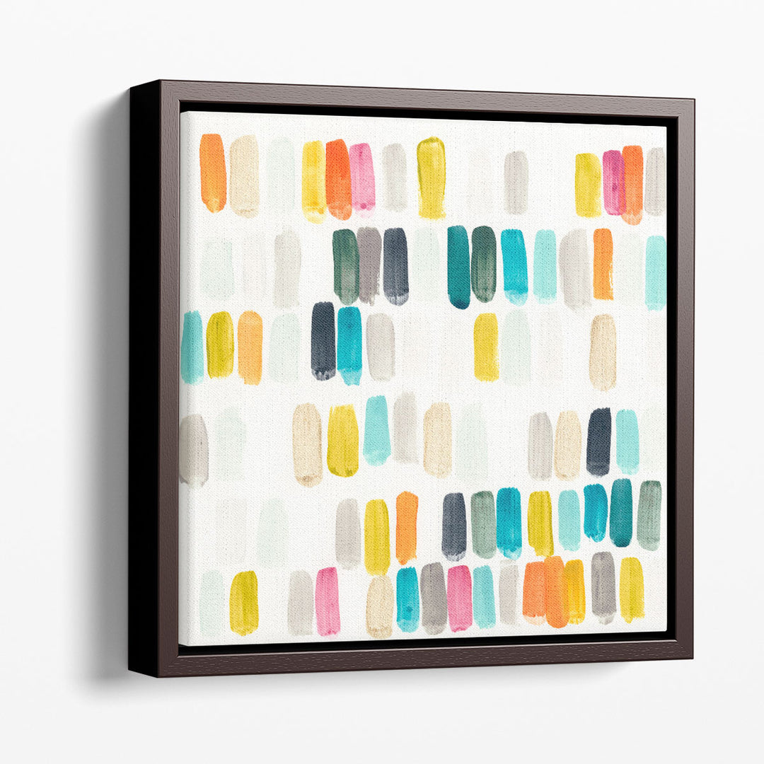 Bright Swatches I - Canvas Print Wall Art