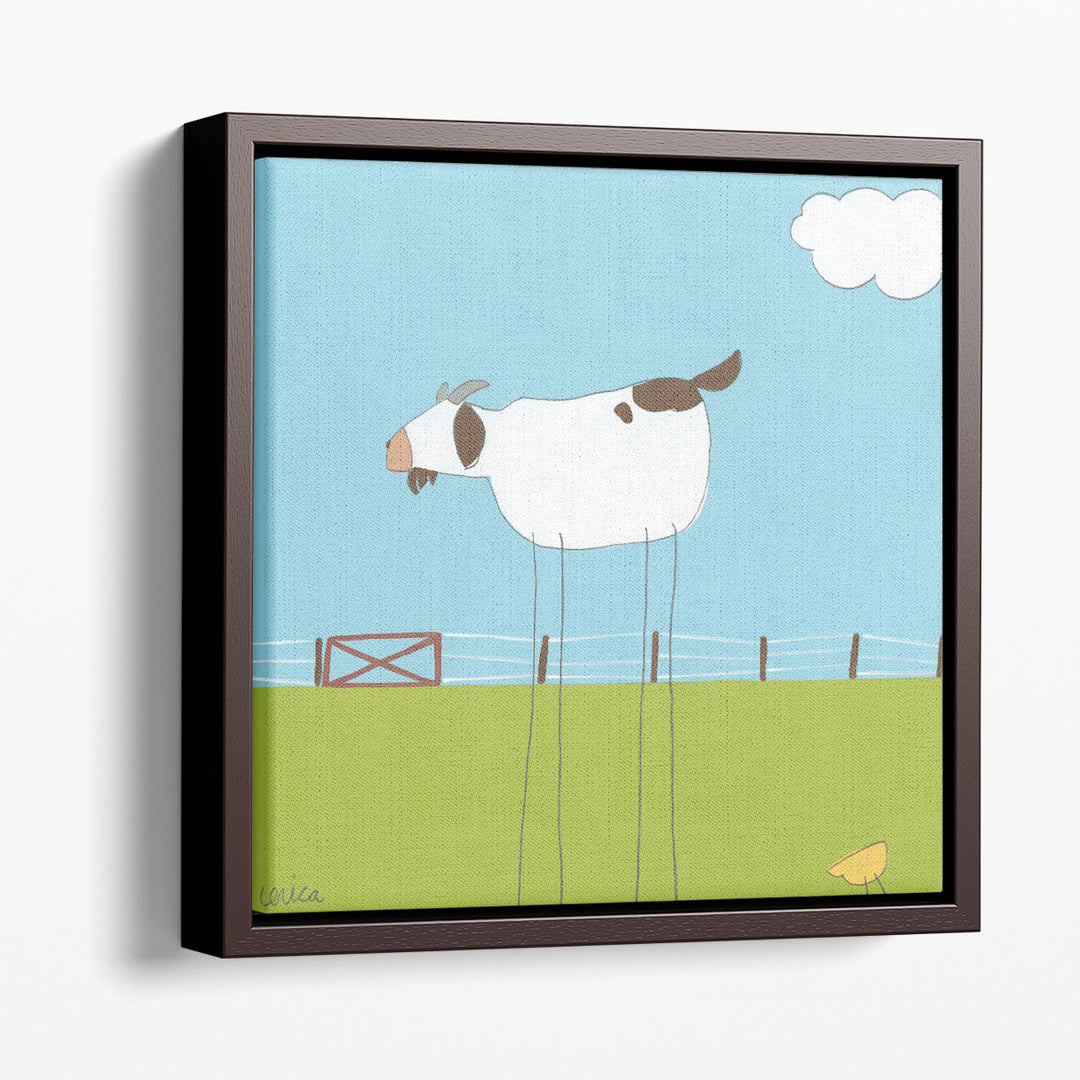 Stick-leg Goat II - Canvas Print Wall Art