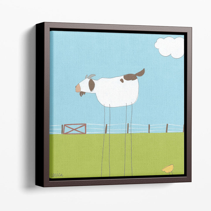 Stick-leg Goat II - Canvas Print Wall Art