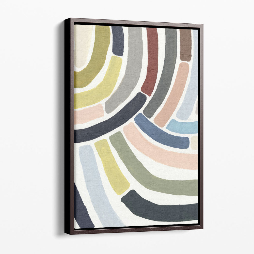 Mosaic Curve II - Canvas Print Wall Art