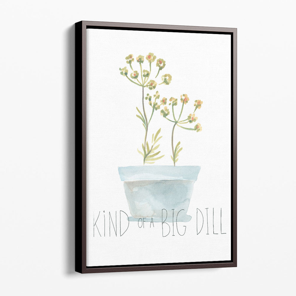 Punny Plant III - Canvas Print Wall Art