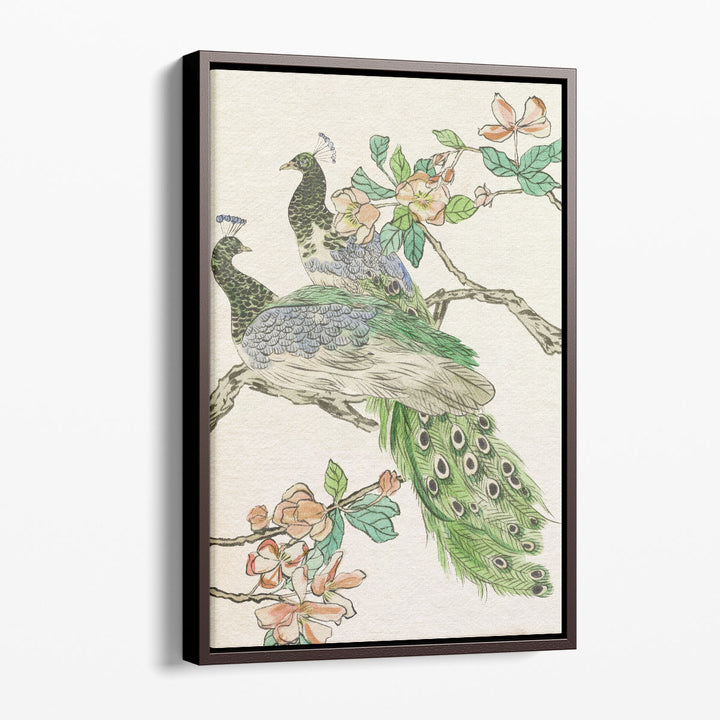 Emerald Peacock II - Canvas Print Wall Art