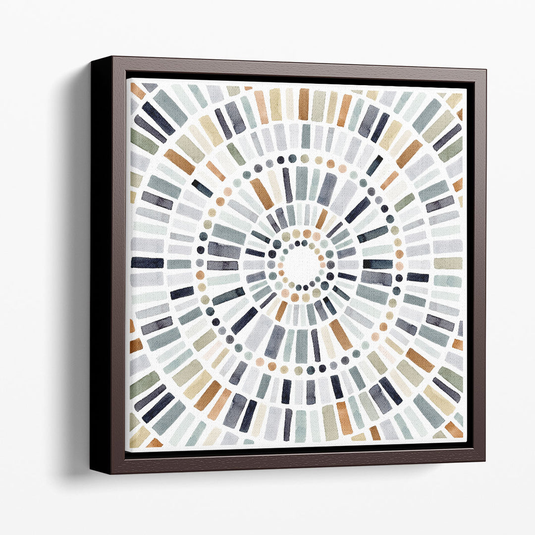 Concentric Tones I - Canvas Print Wall Art